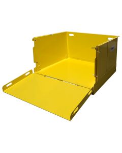 The Reel Sherpa&trade; Cradle guards costly wire, cable, and reels from damage during transport and in storage