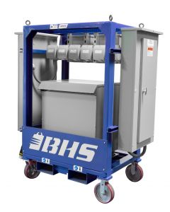 The Transformer Cart is designed to carry, support, and protect transformers and distribution boxes within a single unit.
