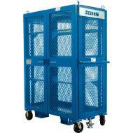 The Dual Entry High Value Cart is a mobile storage locker opening on two sides for convenient access in narrow aisles and tight spaces.